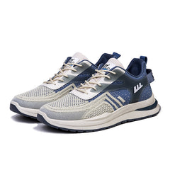 Zapatillas de running informales transpirables de tejido volador de verano para hombre
