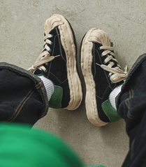 Robuste Herren-Sneaker mit Zehenschutzkappe aus echtem Leder