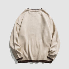 Lustiger Pull-Strickpullover