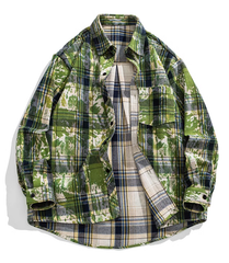 Sternenhimmel Distressed Plaid Shirts
