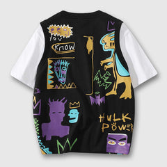 Camiseta de arte abstracto