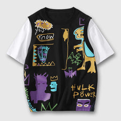 Camiseta de arte abstracto