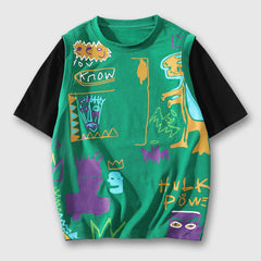 Camiseta de arte abstracto