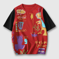 Camiseta de arte abstracto