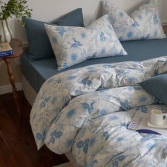 Adèle French Countryside Bedding Set - Blue