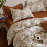 Adèle French Countryside Bedding Set - Orange