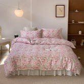 Blossom Floral Bedding Set - Rose Pink