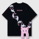 Camiseta con gato encantador