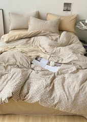 Clean Cut Bedroom Bedding Set - Striped Blue