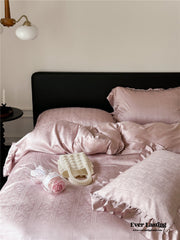 Coquette Tencel Silky Ruffle Bedding Bundle