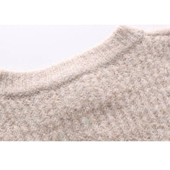 Strickjacke mit Tulpenstickerei