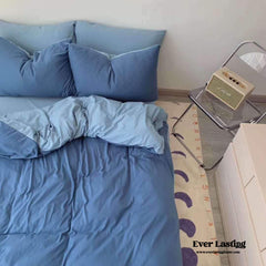 Duo-Bettwäscheset - Blau