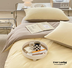 Duo Earth Tone Jersey Knit Bedding Bundle