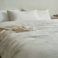 Elin Tencel Silky Jacquard Bedding Set - Sunrise