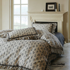 Evelina Baroque Vintage Floral Bedding Set