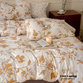 Fall Jersey Knit Floral Bedding Bundle