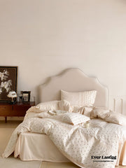 Floral Hand Embroidered Bedding Set