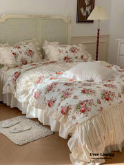 French Rose Ruffle Bedding Bundle