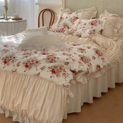French Rose Ruffle Bedding Bundle