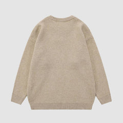 Jacquardpullover mit Sternmuster