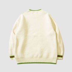 Stylischer Pullover mit Kirschmuster