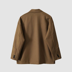 Blazer con decoración de flores de punto