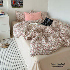 Garden Floral Vintage Bedding Set - Pink Floral