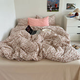 Garden Floral Vintage Bedding Set - Pink Floral