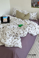 Garden Floral Vintage Bedding Set - Rose