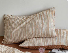 Honeycomb Jacquard Stripe Bedding Bundle