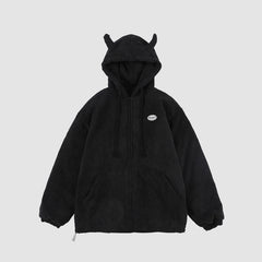 Abrigo de cuerno de diablo