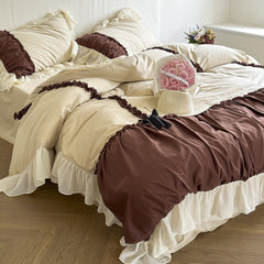 Hot Cocoa Ruffle Bedding Bundle