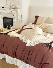Hot Cocoa Ruffle Bedding Set