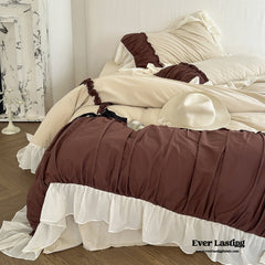 Hot Cocoa Ruffle Bedding Set