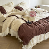 Hot Cocoa Ruffle Bedding Set