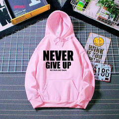 Letter-Printed Hoodie