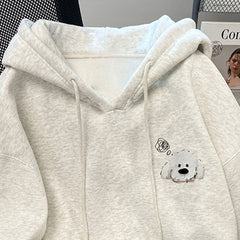 Fleece And Thickened Hoodie