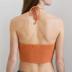 Knitted Vest With Necklaces