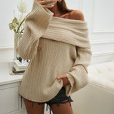Loose Pullover Long-Sleeved Sweater
