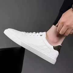 Men's Top Layer Cowhide Mcqueen Platform Casual Shoes