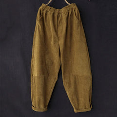 Pantalones harén retro de talla grande