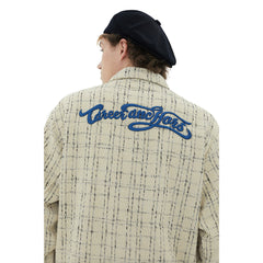 Chaqueta a cuadros de moda de estilo coreano