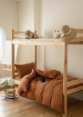 Jersey Knit Boho Twin Dorm Bedding Set - Burnt Orange