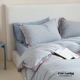 Joce Striped Bedding Set - Blue