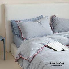 Joce Striped Bedding Set - Blue