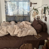 Latte Bedding Set - Beige Brown