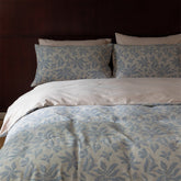Lucien Silky Vintage Jacquard Bedding Set - Blue