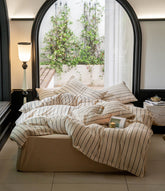 Minimalist Stripe Bow Ties Bedding Bundle