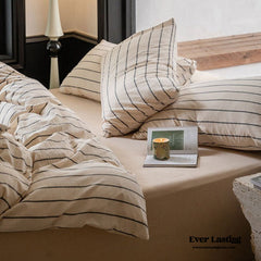 Minimalist Stripe Bow Ties Bedding Bundle