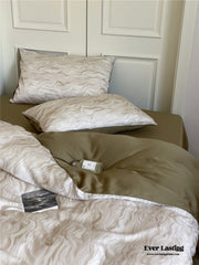 Moss Green Tencel Bedding Set